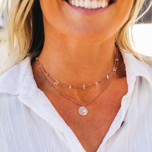 PuraVida Raw Gem Rose Gold Necklace